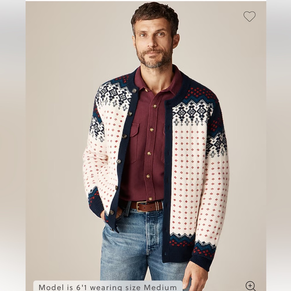 J. Crew Fair Isle Cardigan